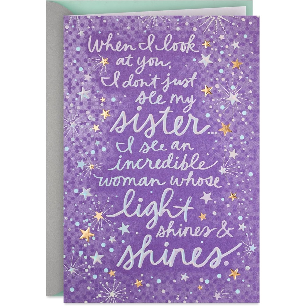 image:imageHallmark Mothers Day Card for Sister Love and Pride Birthday Card for Her from Brother Thinking of You Congrats Just BecauseCard