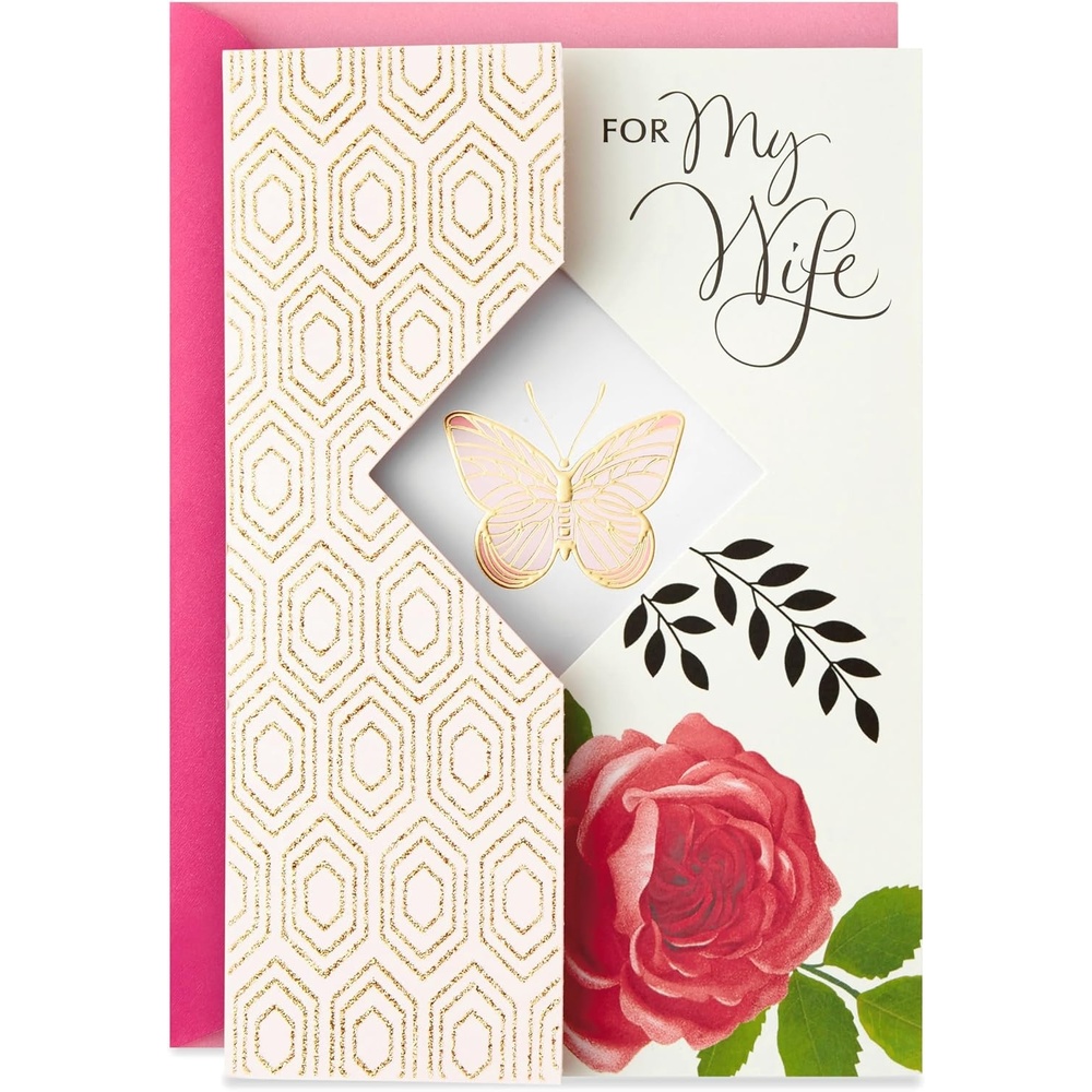image:imageHallmark Mothers Day Card for Wife Wife Mother WarriorButterfly