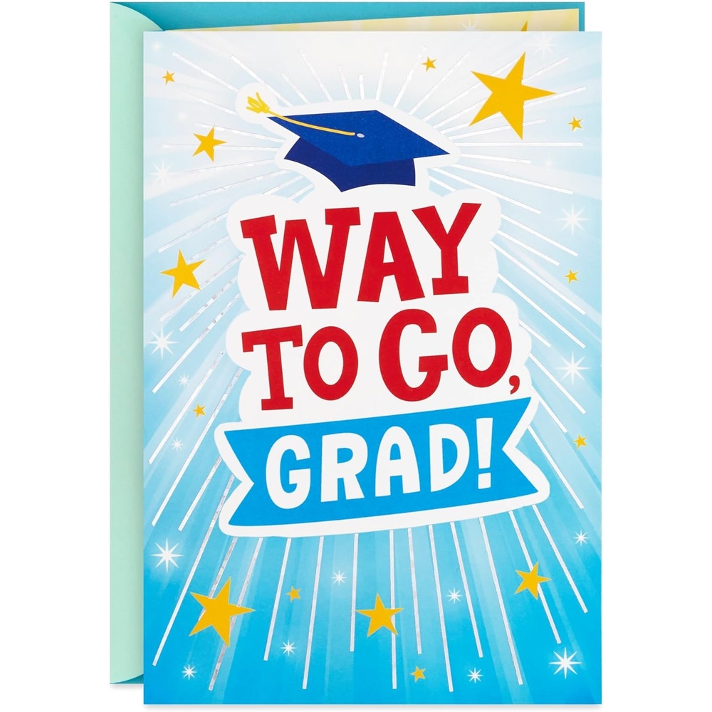 image:imageHallmark Musical Graduation Card with Lights Plays Celebration Preschool Kindergarten 8th Grade High SchoolMusical Card with Lights  Plays Celebration