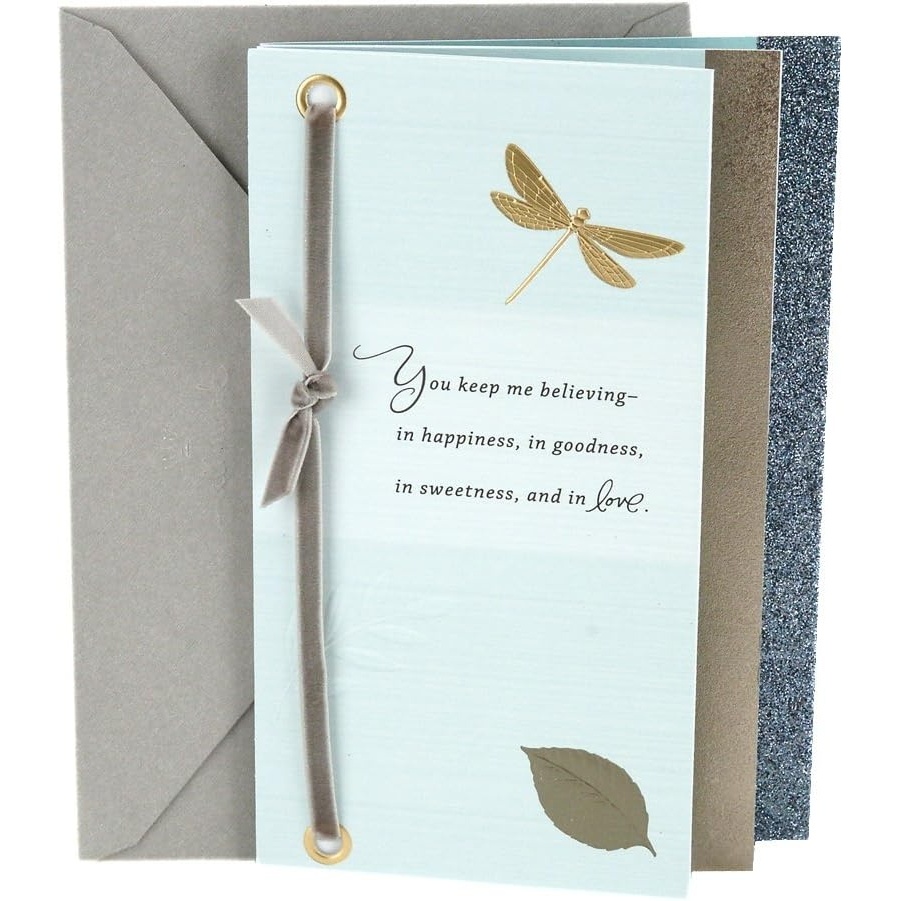 image:imageHallmark Our Anniversary Card Celebrating Our LoveDragonfly and Leaf