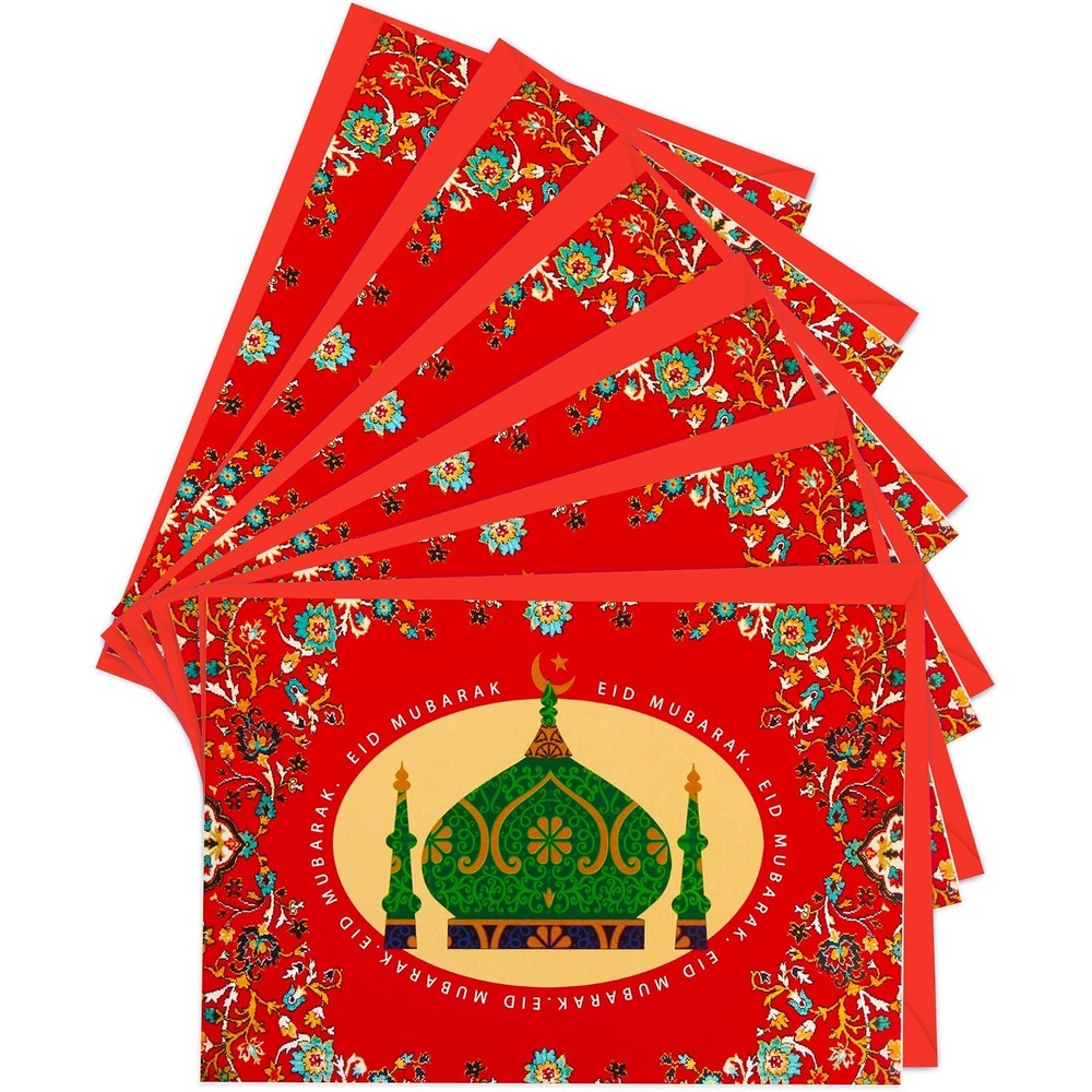 image:imageHallmark Pack of Eid alFitr or Eid AlAdha Cards Eid Mubarak 6 Cards with EnvelopesEid Mubarak