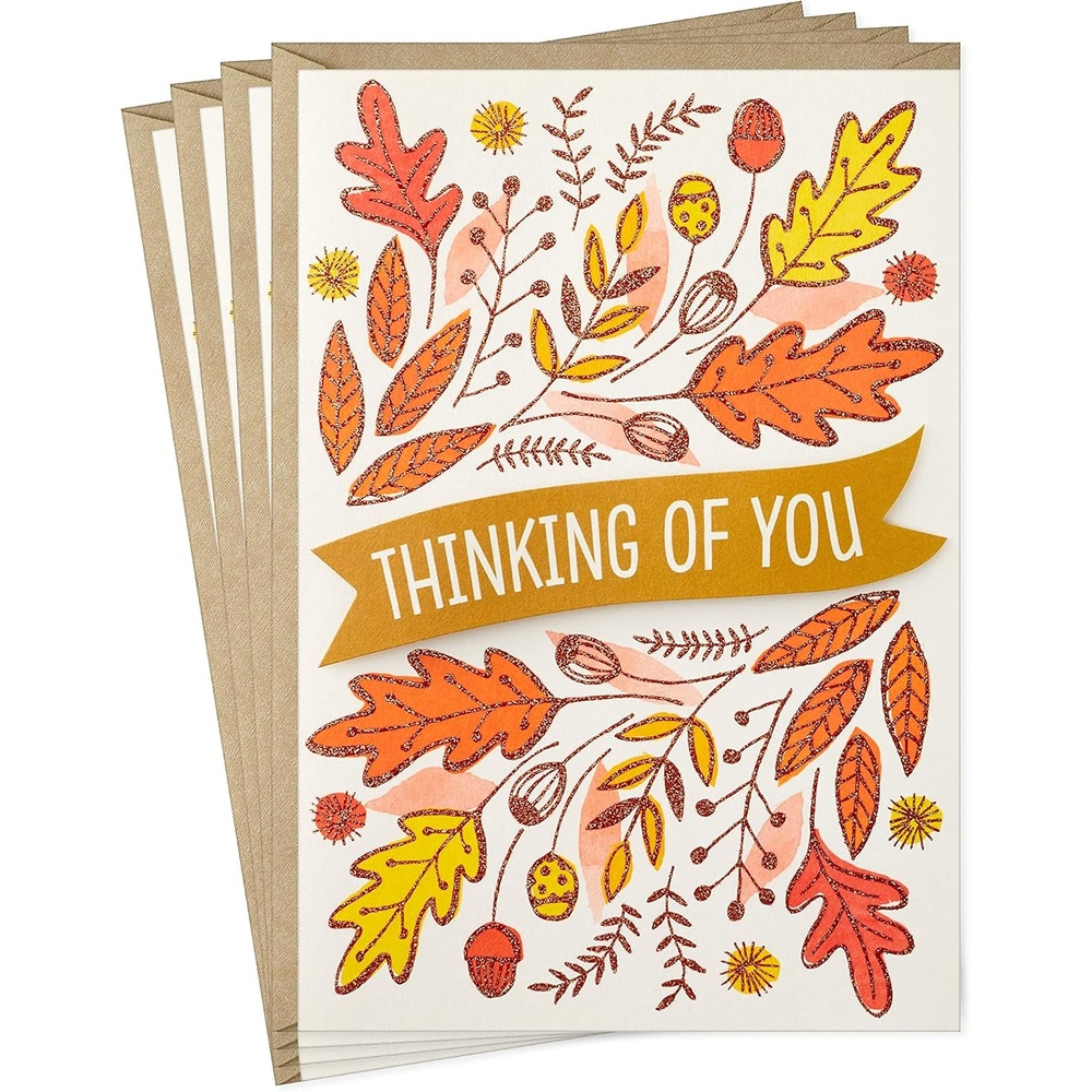 image:imageHallmark Pack of Thanksgiving Cards Close in Thought and Heart 10 Cards with EnvelopesThinking of You