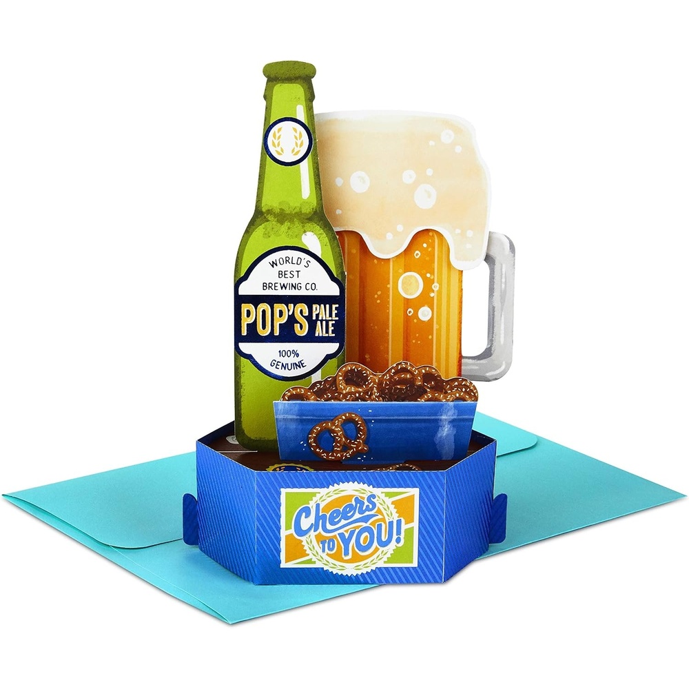 image:imageHallmark Paper Wonder Pop Up Fathers Day Card Cheers to YouPop Up  Cheers to You