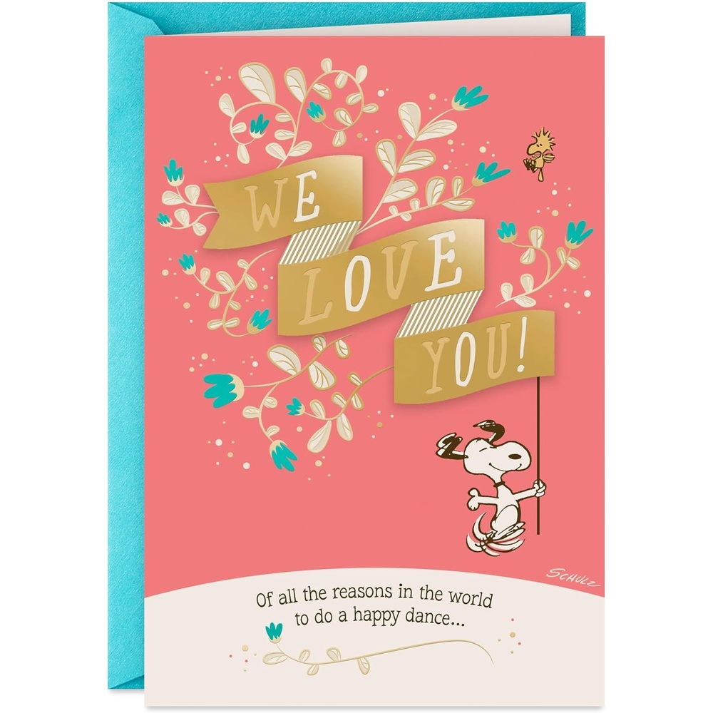 image:imageHallmark Peanuts Card for Grandparents Snoopy and Woodstock for Grandparents Day Anniversary Just Because and More