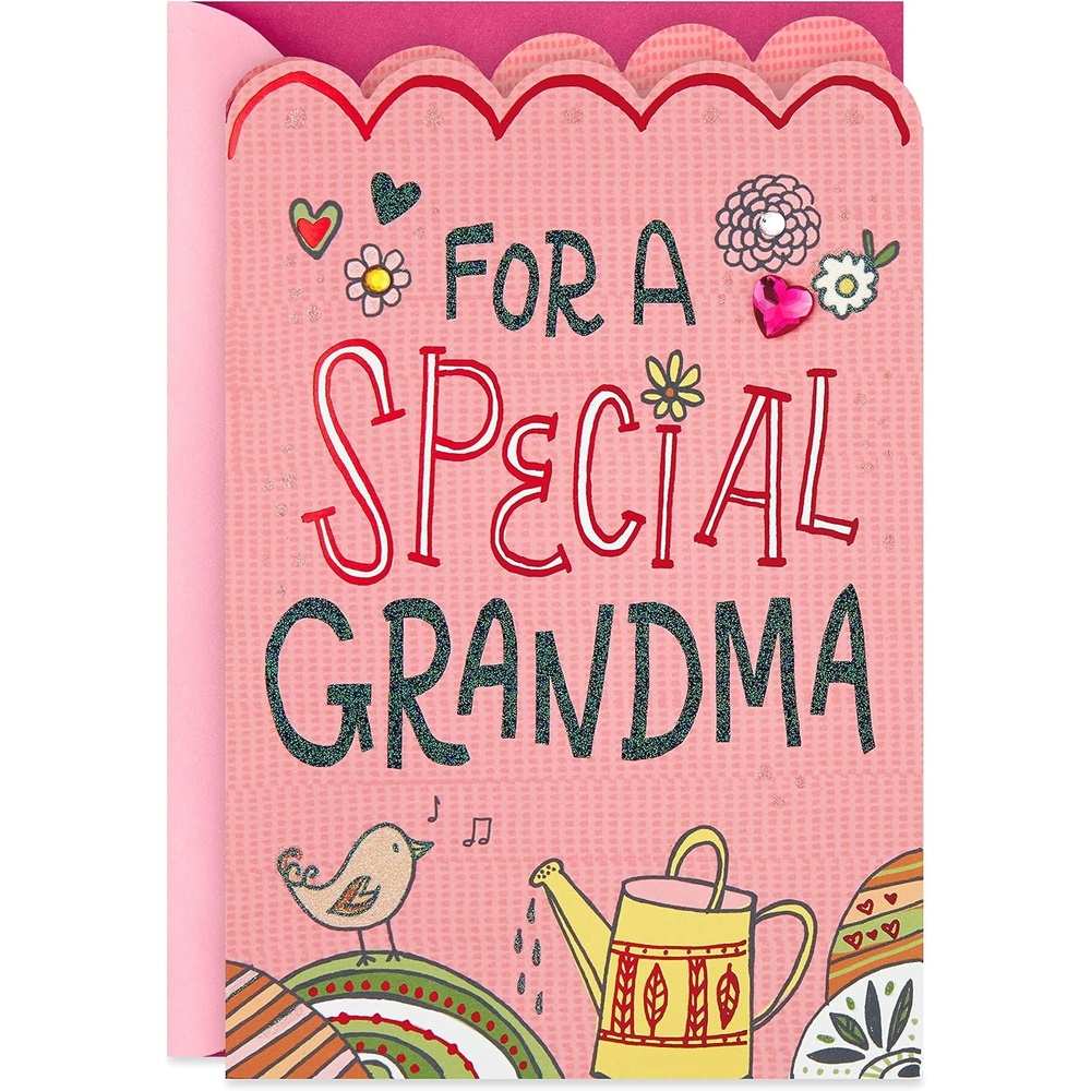 image:imageHallmark Pop Up Mothers Day Card for Grandmother from Kids 3D Honeycomb HeartGrandma  Honeycomb Heart