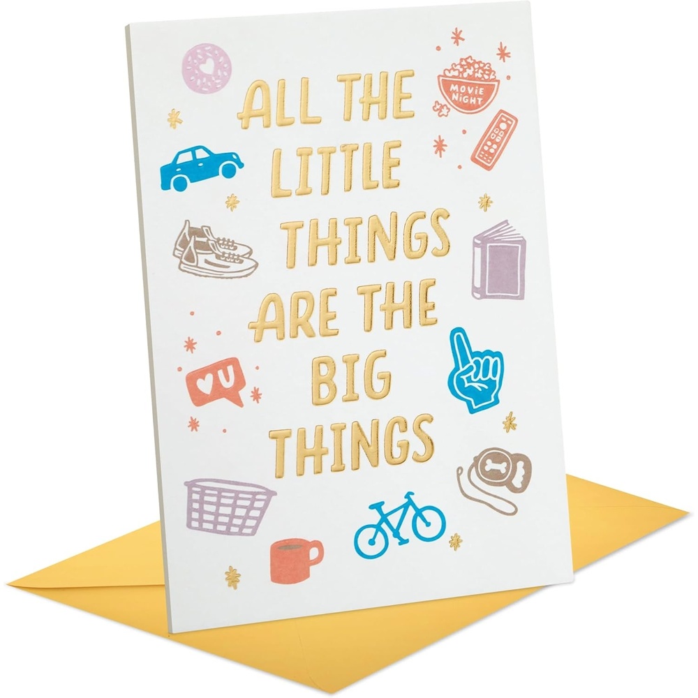 image:imageHallmark Romantic Birthday Card With You Beside Me Copper LeavesLittle Things