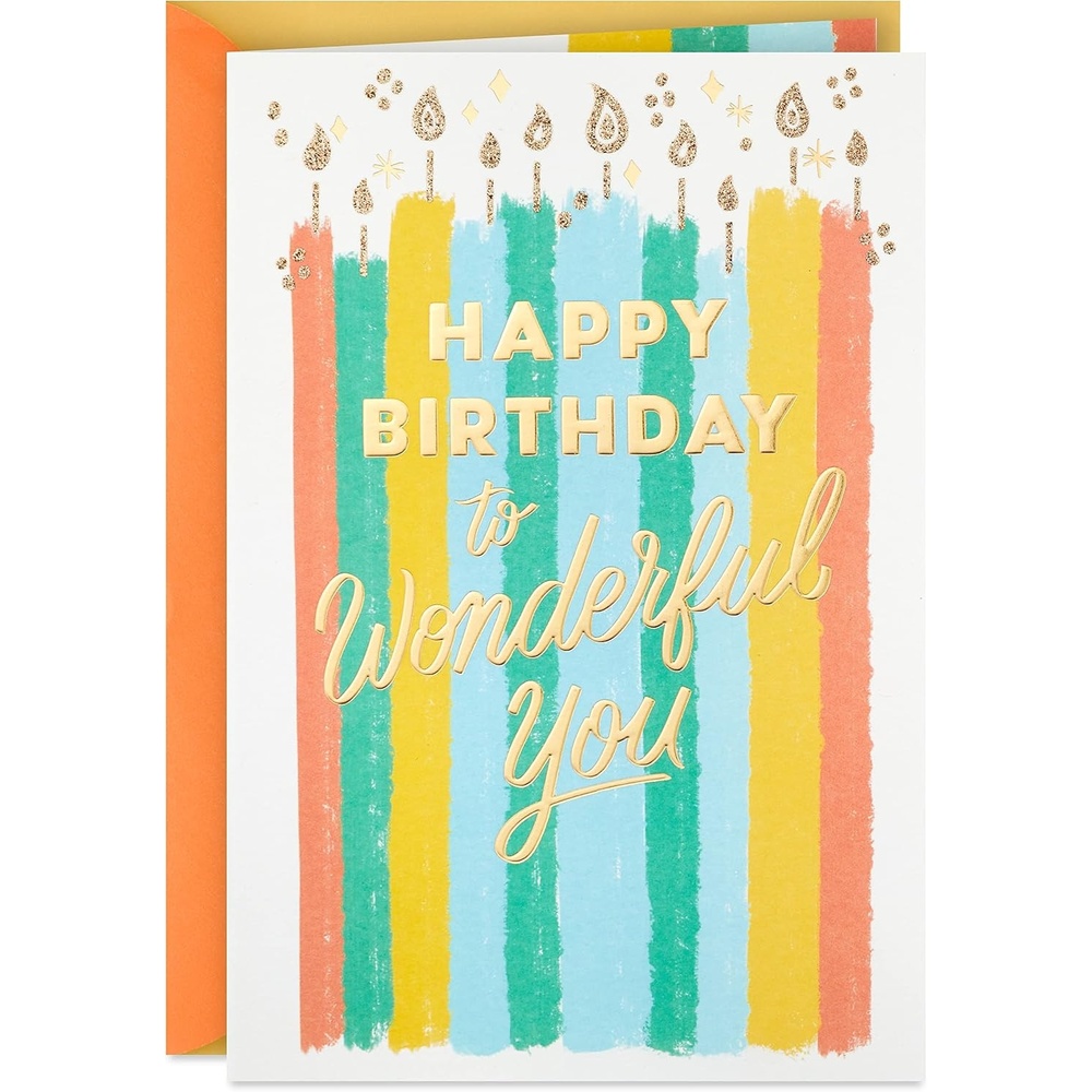 image:imageHallmark Signature Birthday Card Big Birthday WishesWonderful You
