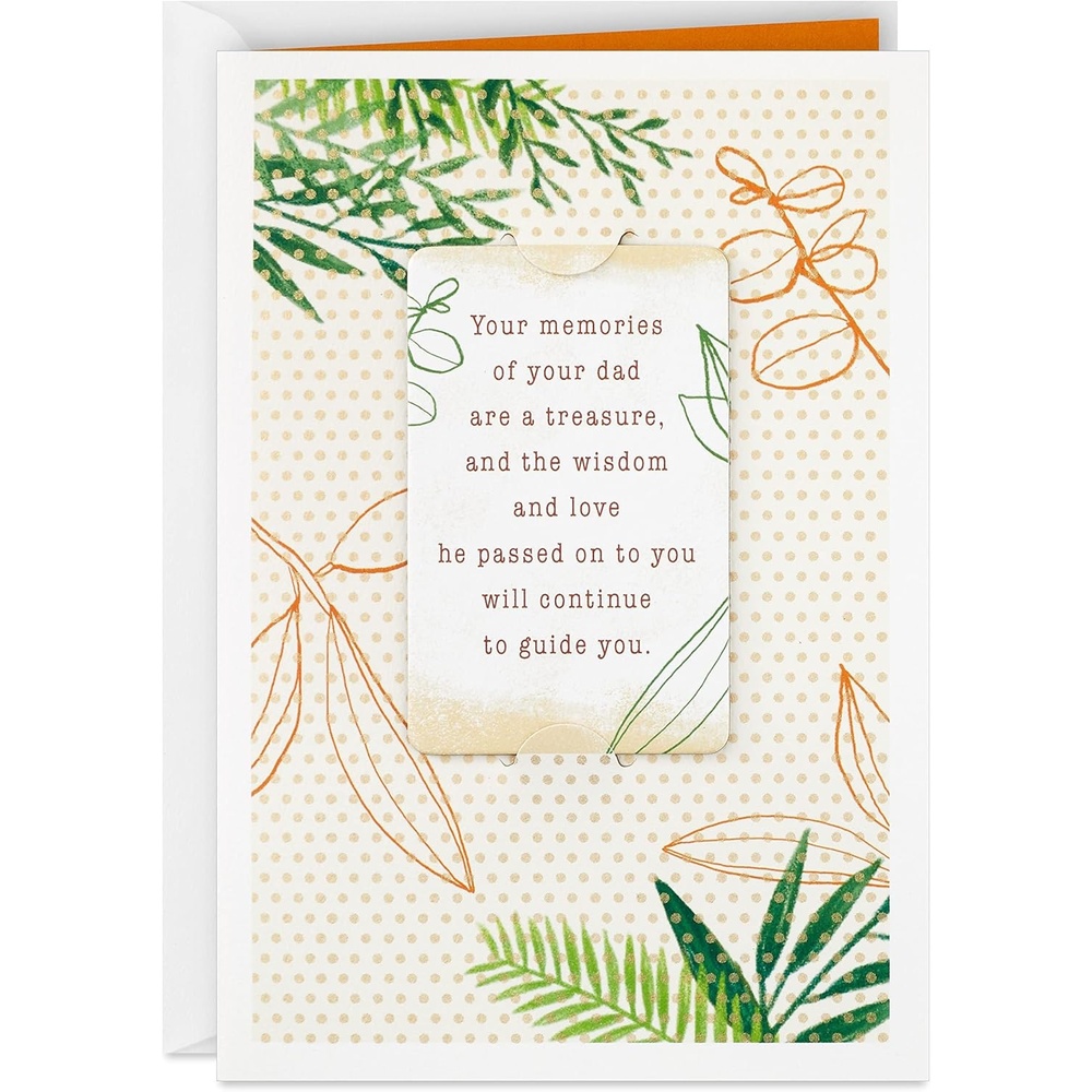 image:imageHallmark Sympathy Card for Loss of Dad Wisdom and LoveWisdom and Love