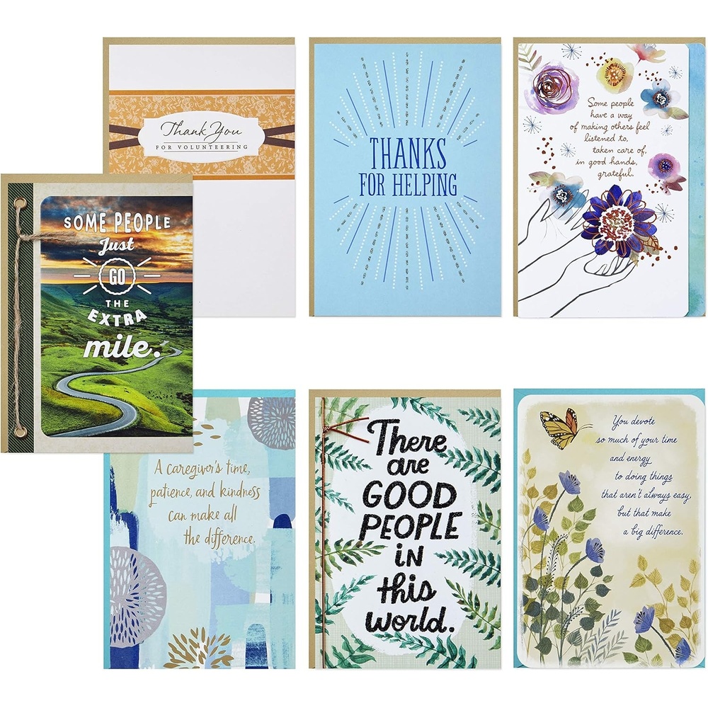 image:imageHallmark Thank You Card Assortment 7 Cards with Envelopes Special Connections for Nurses Day Admin Professional Day Appreciation
