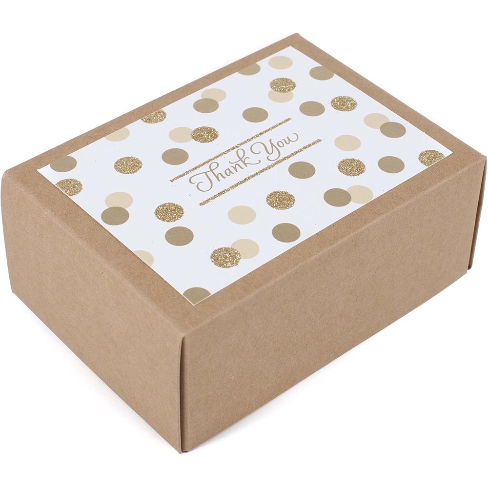 image:imageHallmark Thank You Cards Gold Foil and Glitter Dots 40 Thank You Notes with Envelopes for Wedding Bridal Shower Baby Shower Graduation