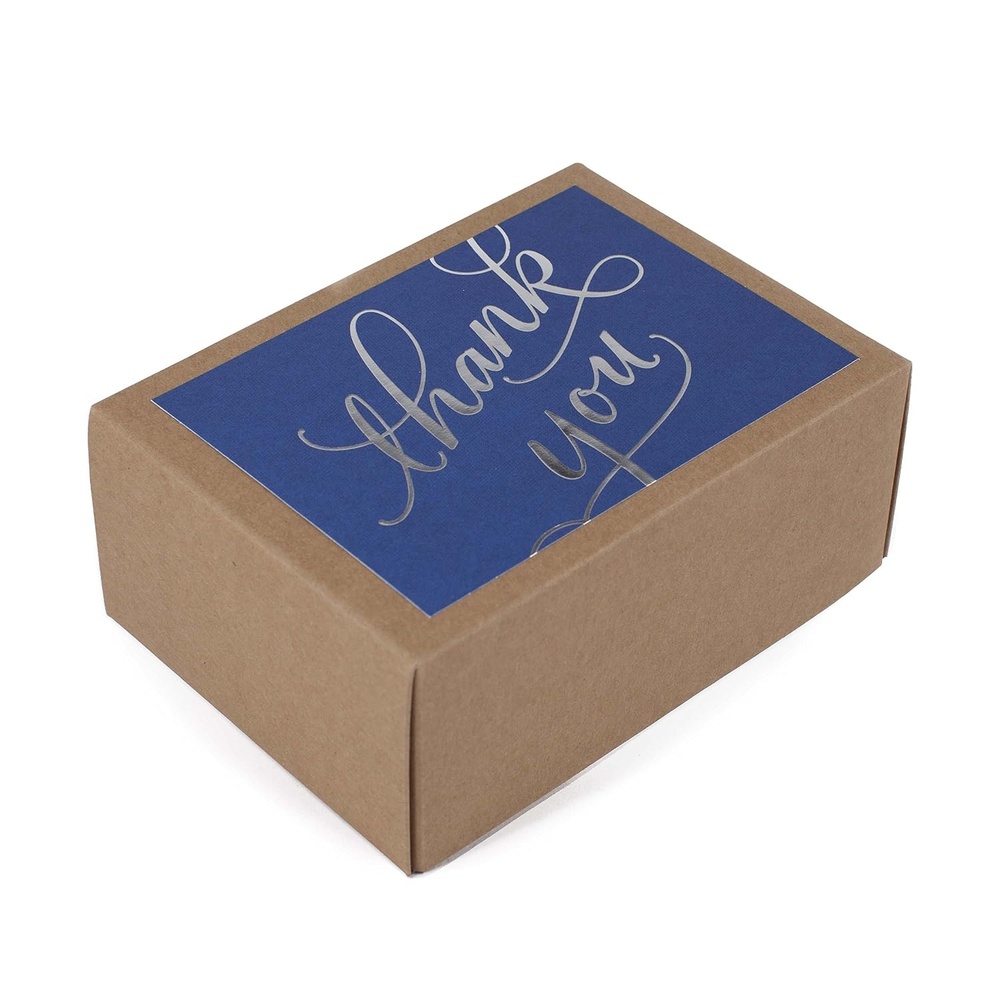 image:imageHallmark Thank You Notes Silver Foil Script 40 Cards and EnvelopesSilver Foil Script