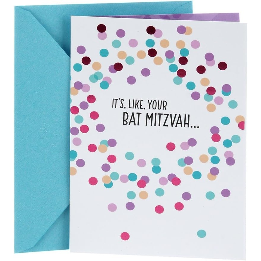 image:imageHallmark Tree of Life Bat Mitzvah Card Colorful DotsColorful Dots