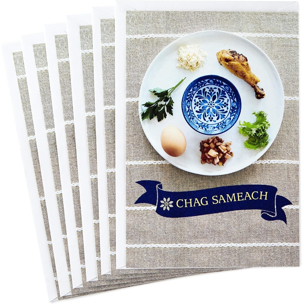 image:imageHallmark Tree of Life Pack of Passover Cards Hebrew Letters 6 Cards with EnvelopesPassover  Chag Sameach