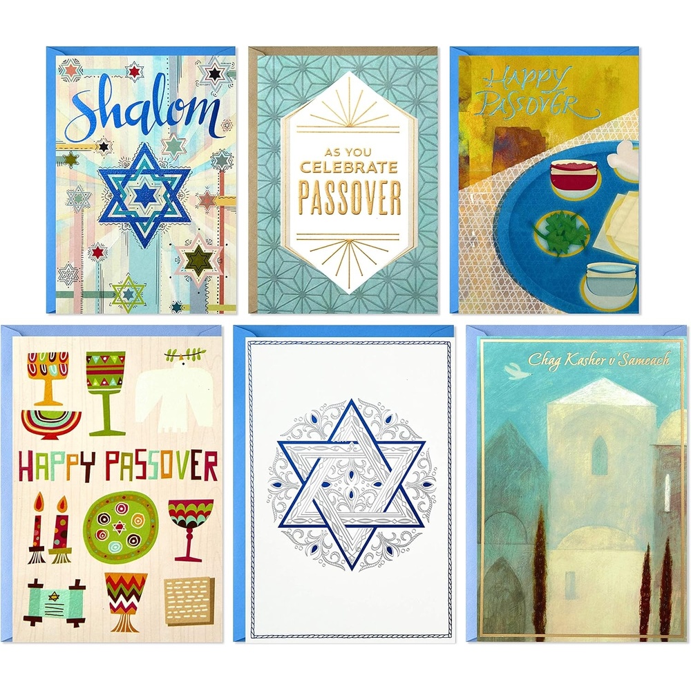 image:imageHallmark Tree of Life Passover Cards Assortment Happy Passover 6 Cards with EnvelopesHappy Passover