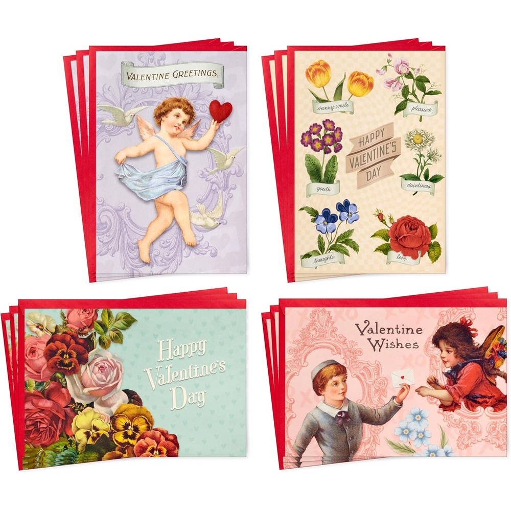 image:imageHallmark Twas the Night Before Christmas Card Assortment with Keepsake Box 12 Cards with EnvelopesArchival Valentine Book with Cards