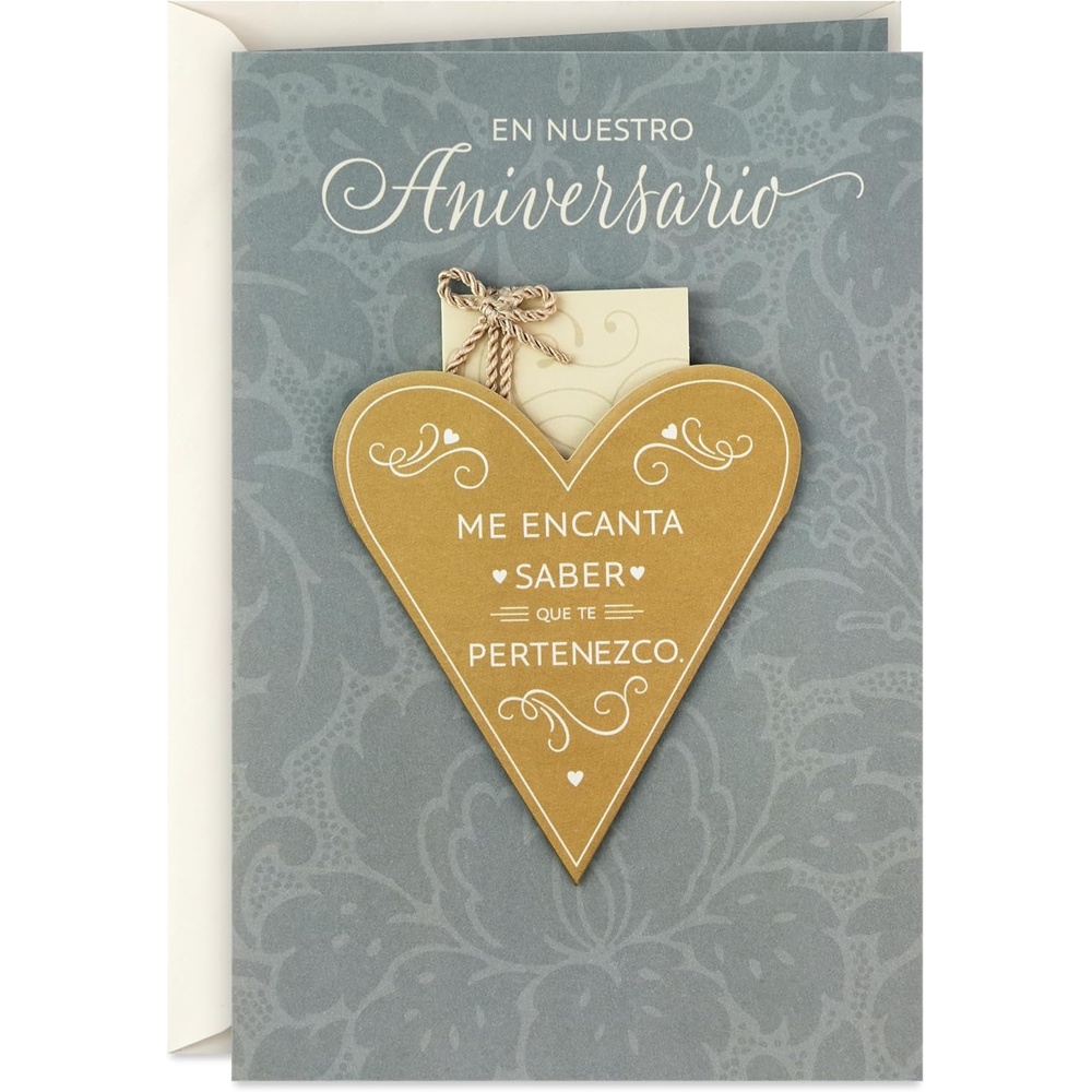 image:imageHallmark Vida Spanish Anniversary Card En Nuestro Aniversario for Husband Wife Esposo Esposa