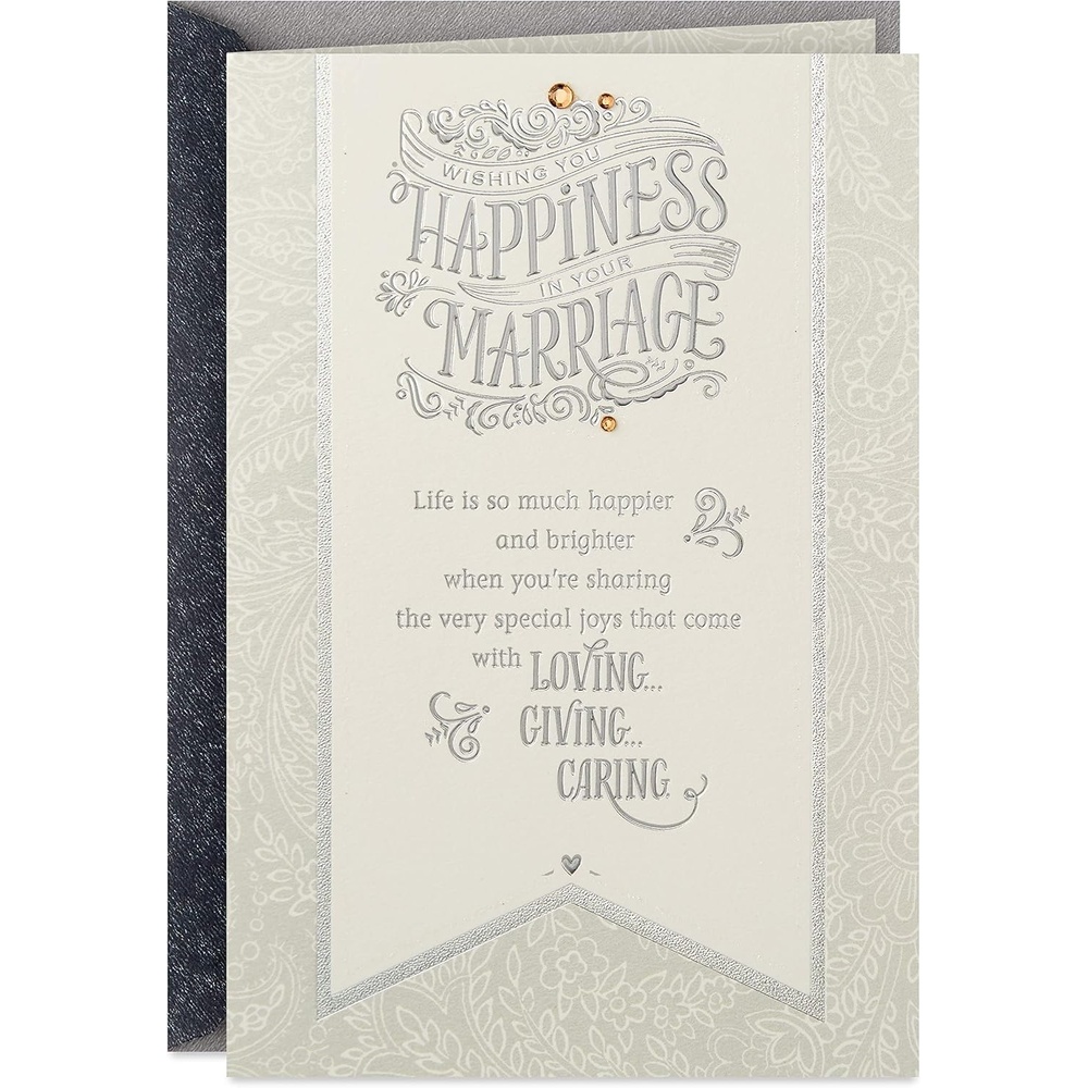 image:imageHallmark Wedding Card Bridal Shower Card Wishing You Happiness in Your MarriageWishing You Happiness in Your Marriage