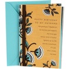 Brown and Blue Floral
