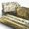 Shiny Gold Filigree and Foliage