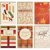 Classic Thanksgiving Stripes Leaves and Plaid