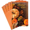 Autumn Pumpkins and Leaves