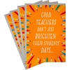 Great Teachers  4 Cards with Envelopes