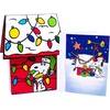 Snoopy Christmas House With Cards