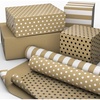 Kraft Paper Stripes and Polka Dots (2 Rolls)