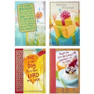 Dayspring Assorted Religious Birthday Cards (Christian Blessings, 12 Cards and Envelopes)(Birthday)