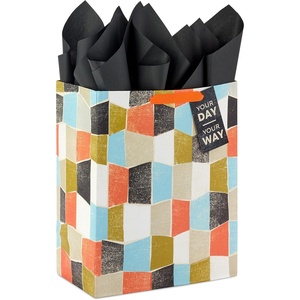 Hallmark 13″ Large Gift Bag with Tissue Paper (Rad Dad, Best Dad Ever) for Birthdays, Father’s Day, Congratulations, Thank You(Your Day  Your Way)