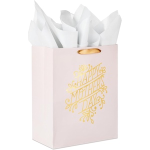 Hallmark 17″ Extra Large Mother’s Day Gift Bag with Tissue Paper and Gift Tag (Pink Cut-Out Heart) for Mom, Grandmother, Nana, Gigi(Blush Pink with Gold)