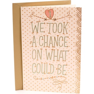 Hallmark 1st Anniversary Card (Chance on What Could Be)