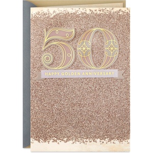 Hallmark 50th Anniversary Card (Roses)(Golden Anniversary)