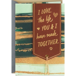 Hallmark Anniversary Card for Husband or Boyfriend (Love the Life You and I Have Made)