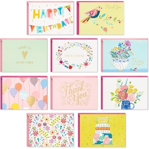 Hallmark Assorted Greeting Cards, Good Vibes (30 Count with Envelopes) for Mother’s Day, Birthday, Thinking of You, Thank You, Blank Notes(Greeting Card)