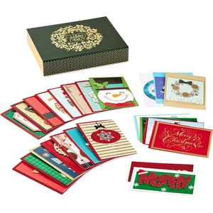 Hallmark Assorted Handmade Boxed Christmas Cards (Set of 24 Premium Holiday Greeting Cards and Envelopes)