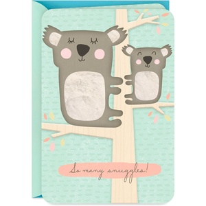 Hallmark Baby Shower Card for New Parents (Koalas, So Many Snuggles) Welcome New Baby, Congratulations, Gender Reveal