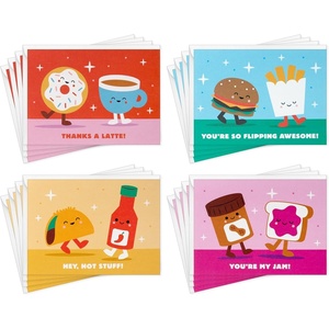 Hallmark Better Together Cute Cards (16 Blank Cards with Envelopes, 4 Designs) for Anniversary, Thank You, Birthday, Celebration, Any Occasion