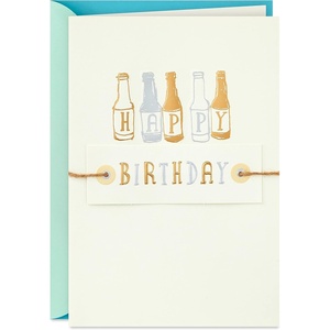 Hallmark Birthday Card (A Lot to Celebrate)(Birthday Beers)