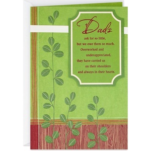 Hallmark Birthday Card for Dad (Loved and Appreciated)(Loved and Appreciated)