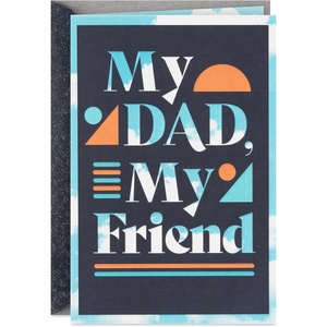 Hallmark Birthday Card for Dad (My Dad, My Friend)(My Dad  My Friend)