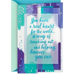 Hallmark Birthday Card for Friend (Special Bond)(Heart for the World)