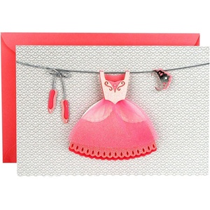 Hallmark Birthday Card for Girls (Cupcake and Candy Stickers)(Ballerina Princess)
