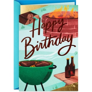 Hallmark Birthday Card for Men (Barbecue) (5RZB2036)