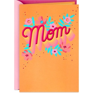 Hallmark Birthday Card for Mom (Gemstone Flowers)(How Much You’re Loved)