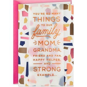 Hallmark Birthday Card for Mom from Both or All (Mom, Grandma, Friend, Fan)