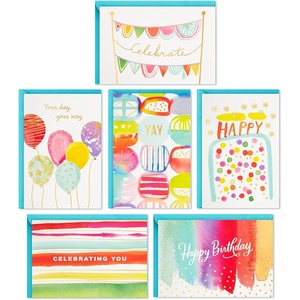 Hallmark Birthday Cards Assortment, 36 Cards with Envelopes (Bright Birthday Wishes)(Celebrate)