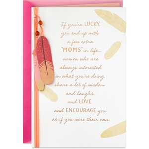 Hallmark Card (Bonus Mom) for Grandma, Aunt, Mother in Law, Godmother, Step Mom, Birthday, Thinking of You, Family, Mother’s Day(Bonus Mom  Like a Mom)