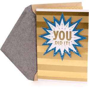 Hallmark Congratulations Card or Graduation Card (You Did It!)(You Did It!)