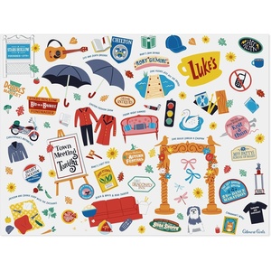Hallmark Disney Throw Blanket, 60″ x 50″ (It’s a Small World Map) Gift for Birthday, Christmas, Kids(Gilmore Girls Memorable Moments)